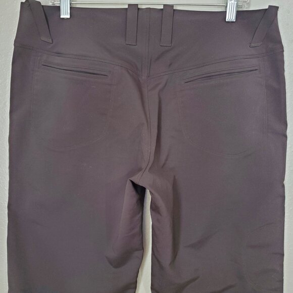 Nau Chocolate Brown Stretch Pants Activewear Hike Outdoor Pants Women's Size 14 - Picture 6 of 16